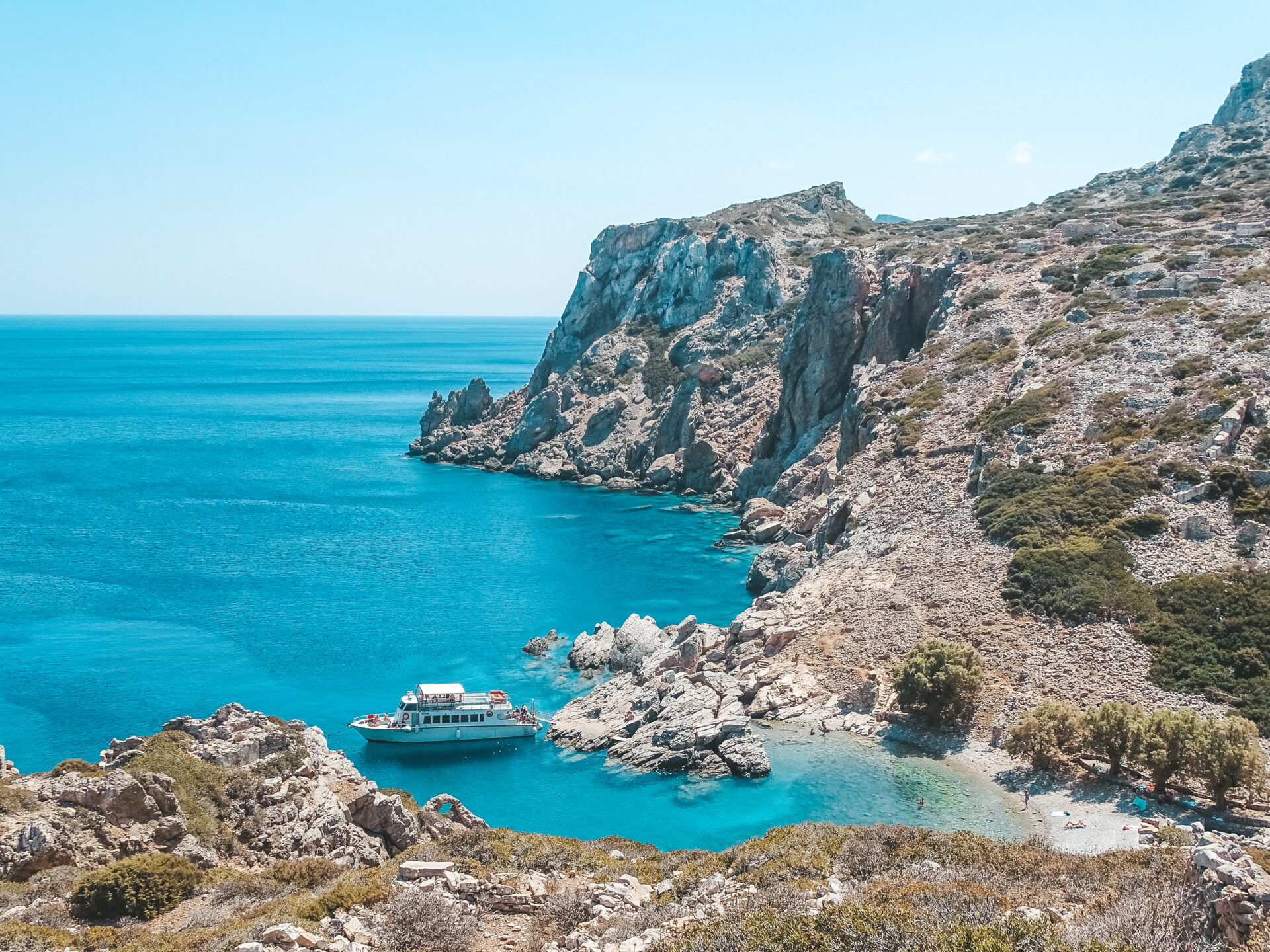 boat trip to Saria in Karpathos