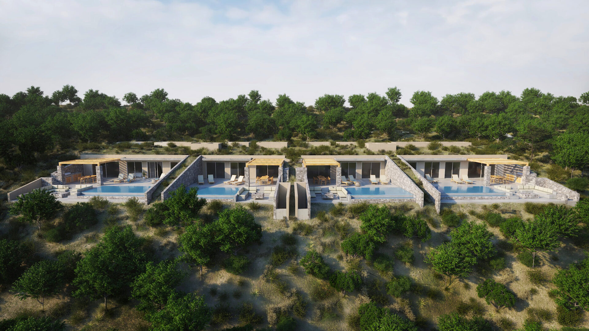 Corfu Sunset Villas, Green Roof