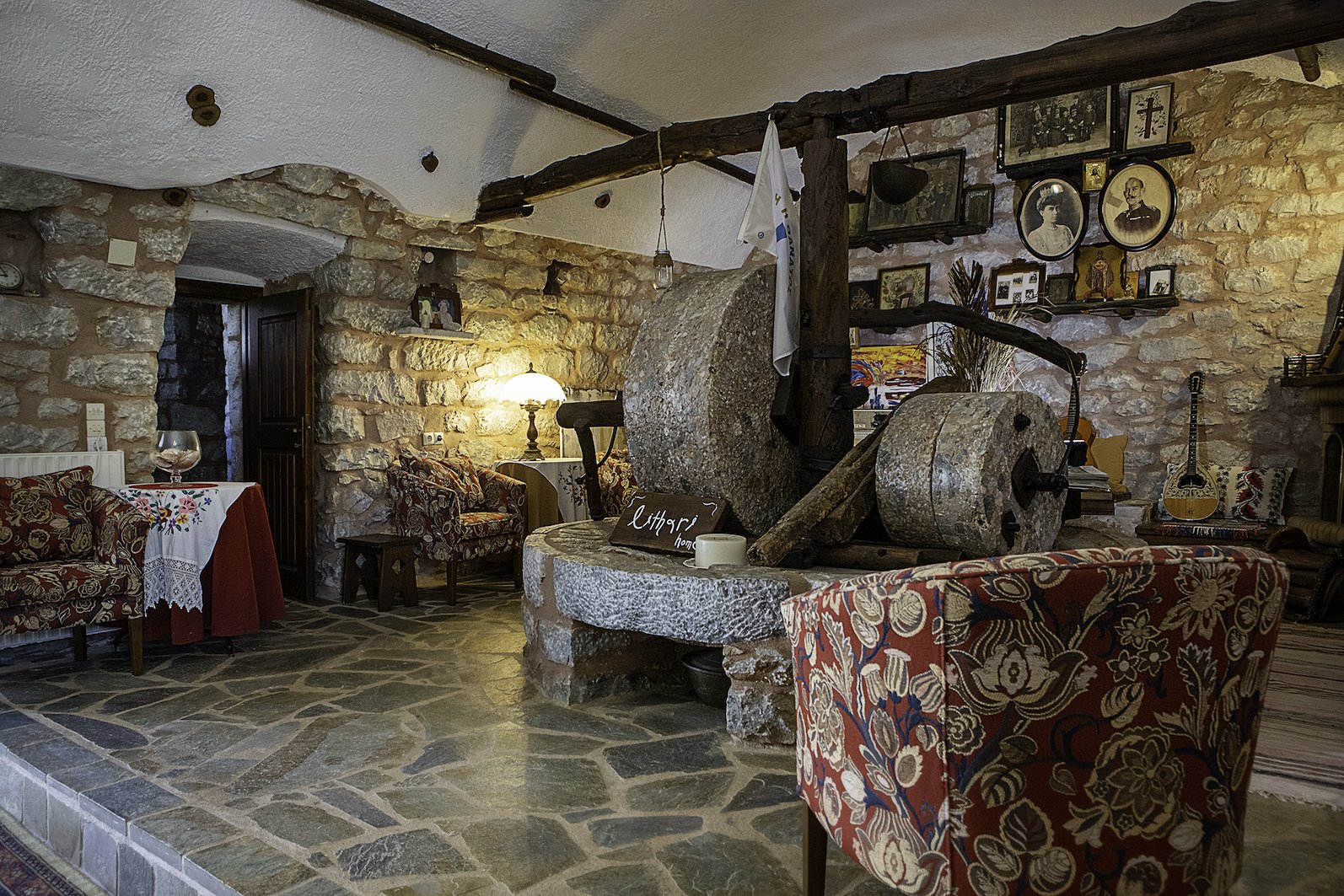 Restored Olive Mill in Mani