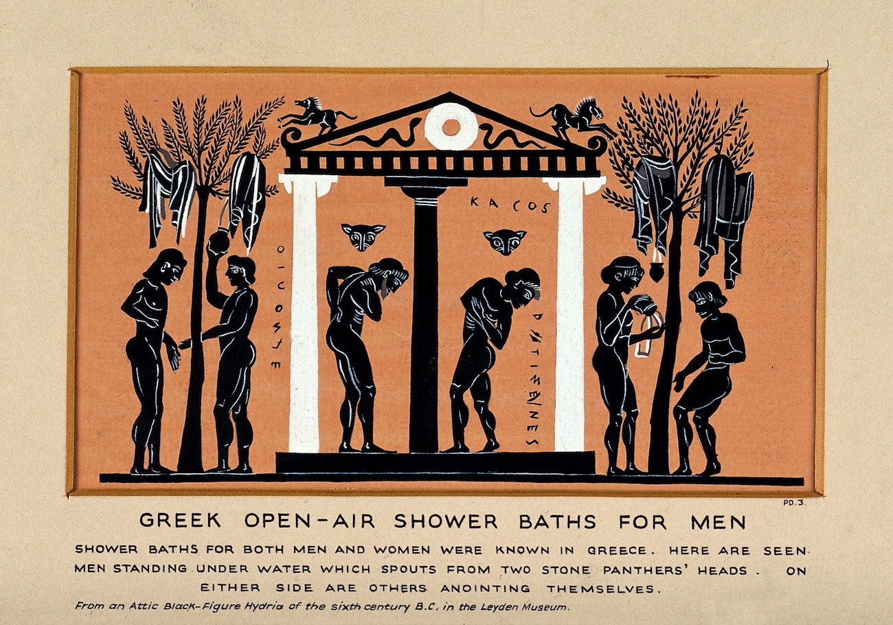 Greek Open-Air Baths for Men
