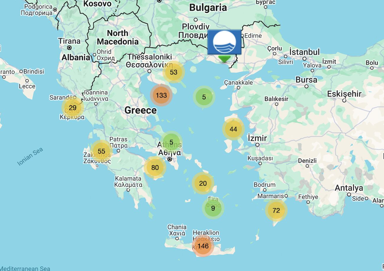 Informational Maps from blueflag.gr Archives