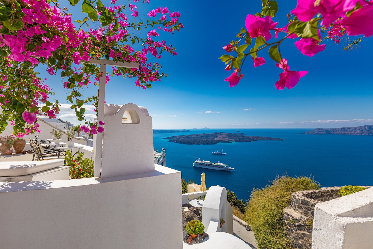 Bougainvillas in Greece
