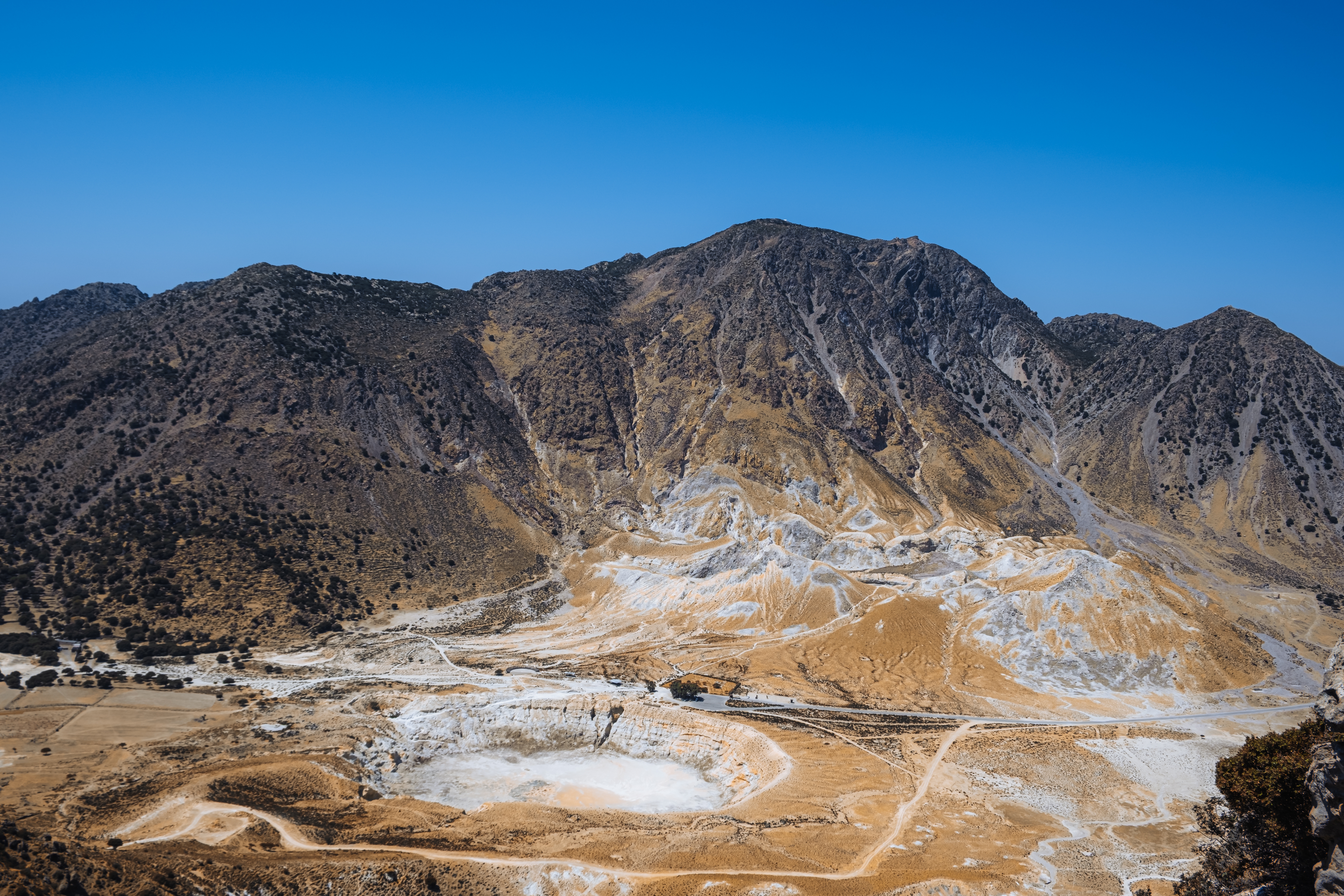 Stefanos crater inside Nisyros volcano