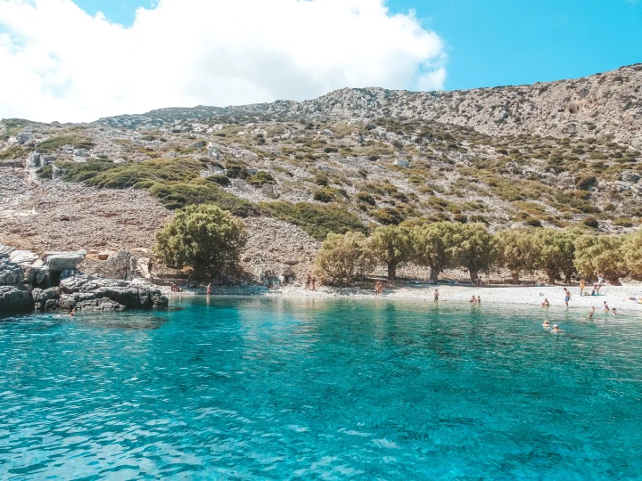 A representative beach of Karpathos