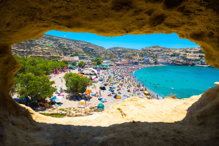 Matala: View From the Caves