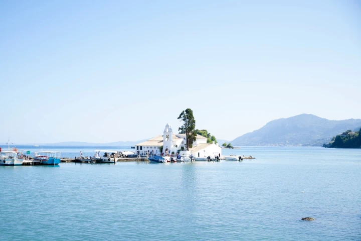 Pier in Corfu