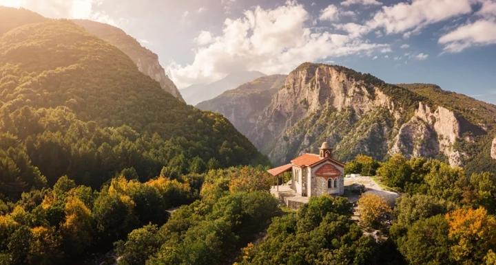 Church Near Mount Olympus