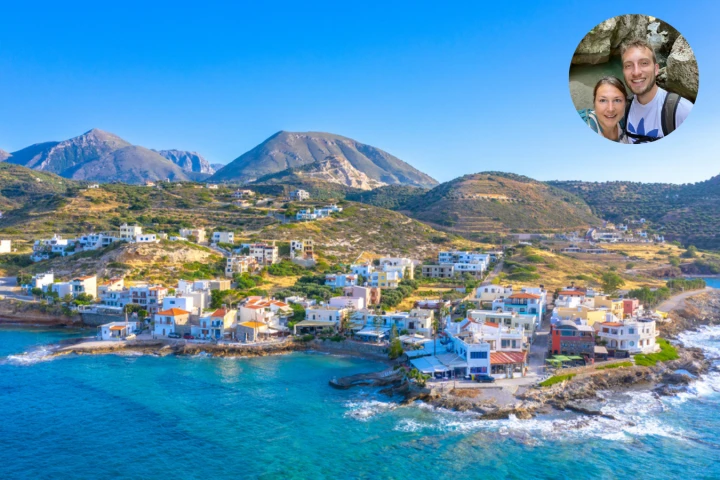 View of Town in Crete