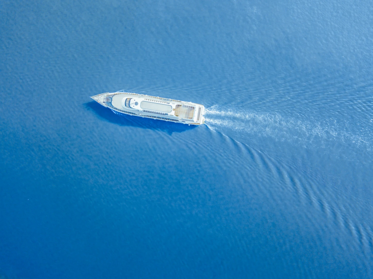 Ferry Boat on the Open Sea