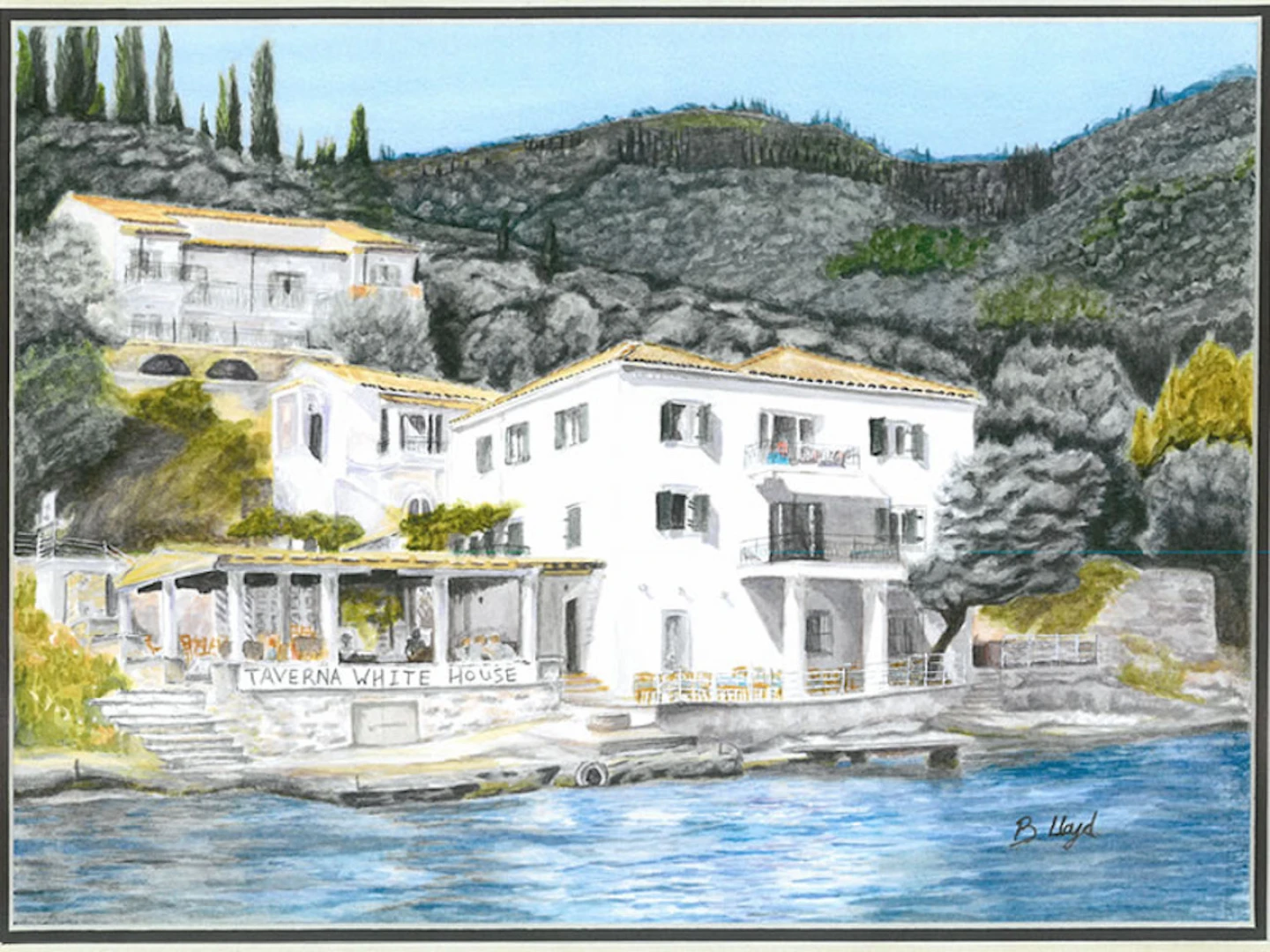 Painting of The White House