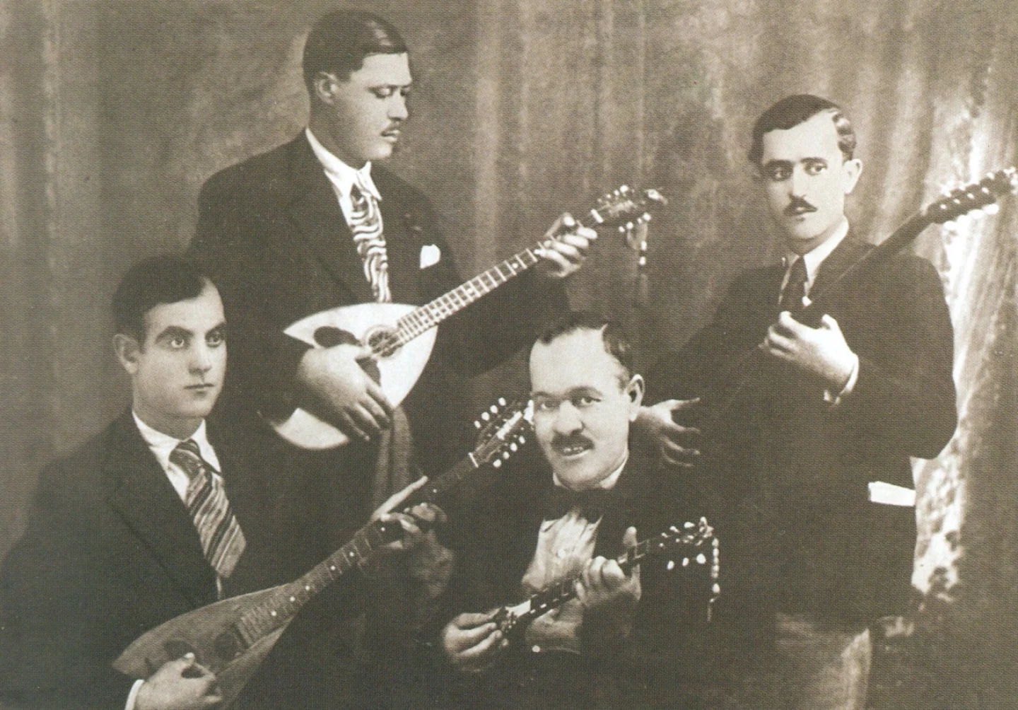 The Famous Rebetiko Quartet of Piraeus in 1934