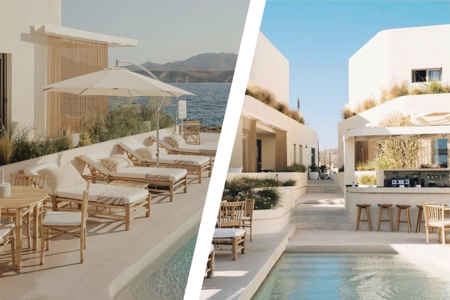 "White Pebble Suites" Complex in Mylos