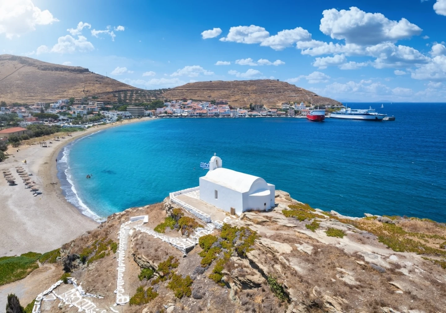 Chapel of Agios Georgios by Korissia