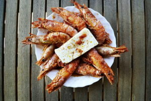 Shrimp with Feta