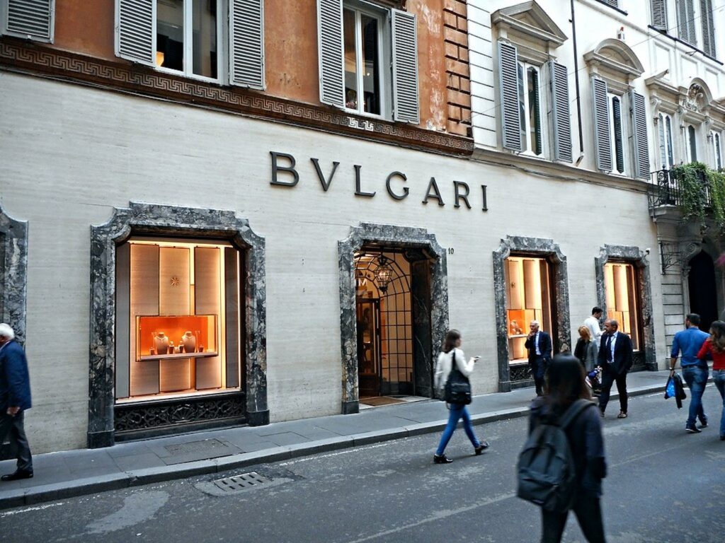 Boutique Bulgari à Rome